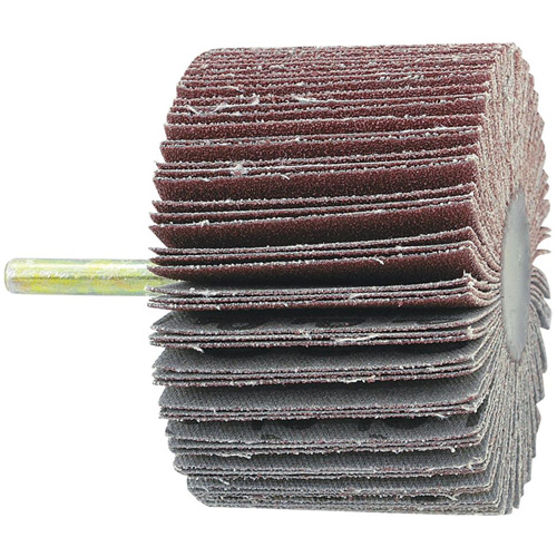 Disque &agrave; lamelles mont&eacute; sur mandrin, Grain 60, 1-1/2" x 1/4" Ottawa Fastener Supply