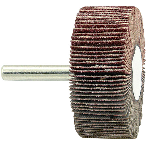 Shaft Mounted Flapwheel, 80 Grit, 2" x 3/4" x 1/4" Ottawa Fastener Supply