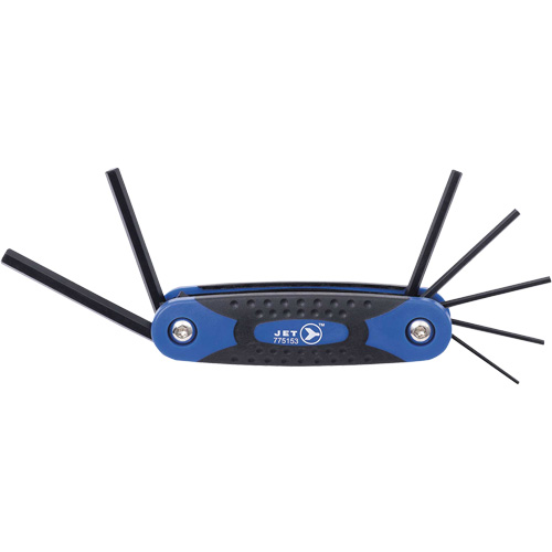 JFHK-7M Folding Hex Key Set, 7 Pcs., Metric Ottawa Fastener Supply