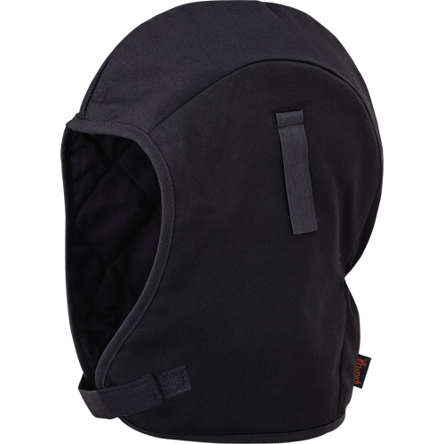 564A Flame Resistant Quilted Hardhat Liner, Black, Cotton Ottawa Fastener Supply