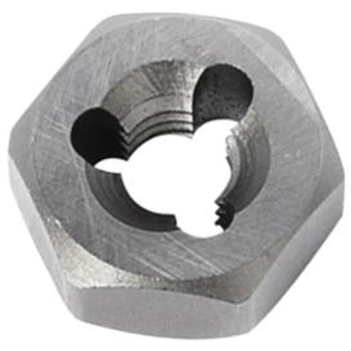 Hexagon Rethreading Bolt Die, 19/32" Dia., 1/4"-28 Thread, Chromium Steel Ottawa Fastener Supply