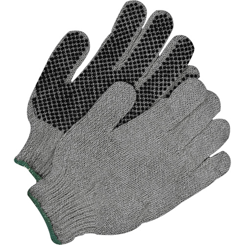 Gants &agrave; prise classique, Poly/coton, Un c&ocirc;t&eacute;, Grand Ottawa Fastener Supply