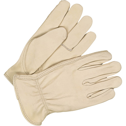 Gants de conducteur traditionnels, Grand, Paume en Cuir fleur de vache Ottawa Fastener Supply