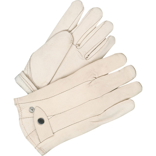 Classic Roper Gloves, 10, Grain Cowhide Palm, Fleece Inner Lining Ottawa Fastener Supply