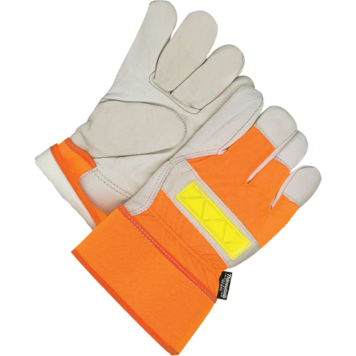 Fitter Gloves, Large, Grain Cowhide Palm, Thinsulate Inner Lining Ottawa Fastener Supply