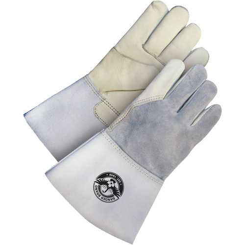 Gants de soudage en cuir fleur utilitaire Gander Brand, Cuir fleur de vache, Taille Grand Ottawa Fastener Supply
