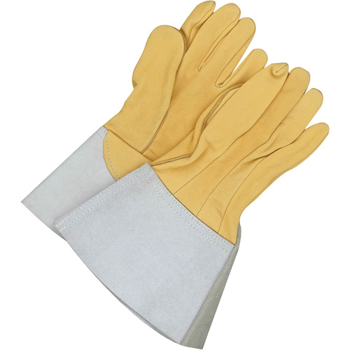 Gander Brand Reverse Grain TIG Welder Gloves, Grain Deerskin, Size 9 Ottawa Fastener Supply