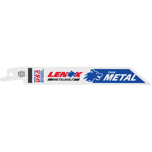 Lame de scie alternative, Bim&eacute;tal, 24 Dents par pouce, 6" lo x 3/4" la Ottawa Fastener Supply