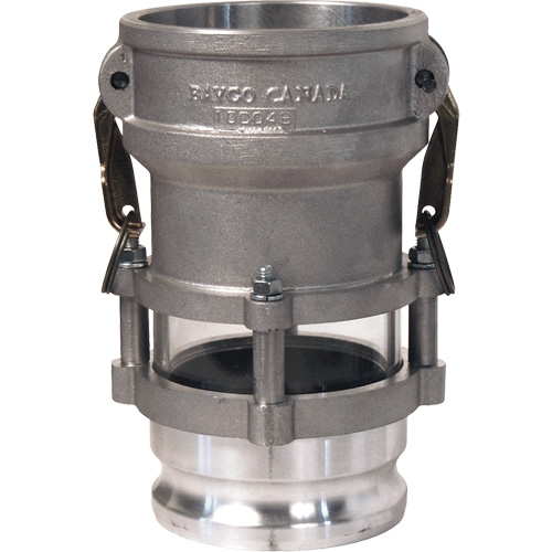 Cam & Groove In-Line Sight Glass Coupler x Adapter Ottawa Fastener Supply