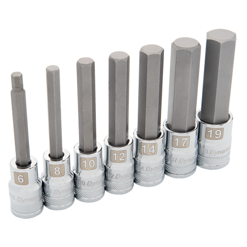 Long Metric Socket Set, 7 Pcs Ottawa Fastener Supply