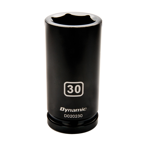 Metric Socket, Impact, 33 mm, 3/4" Drive, 6 Points, Deep Ottawa Fastener Supply