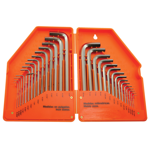 Hex Key Set, 30 Pcs., Metric & Imperial Ottawa Fastener Supply