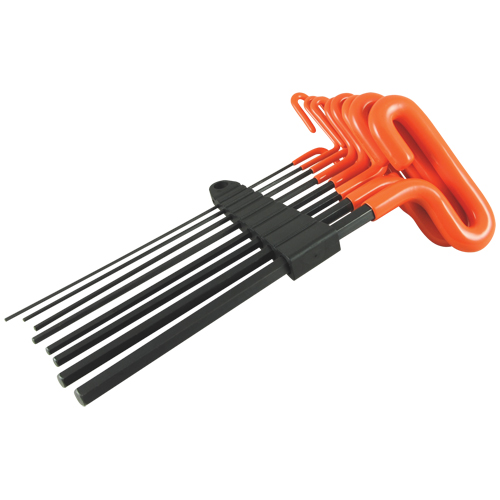 Jeu de cl&eacute;s hexagonales avec manche en boucle, 8 mcx, M&eacute;trique Ottawa Fastener Supply
