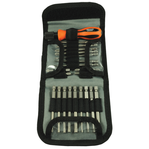 Multibit Screwdriver, 6-1/2" L, Cushion Grip Handle Ottawa Fastener Supply