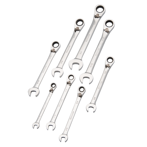 Reversible Wrench Set, Combination, 8 Pieces, Imperial Ottawa Fastener Supply