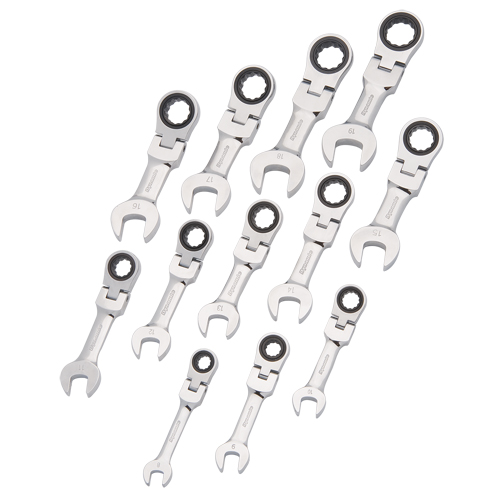 Stubby Wrench Set, Combination, 12 Pieces, Metric Ottawa Fastener Supply