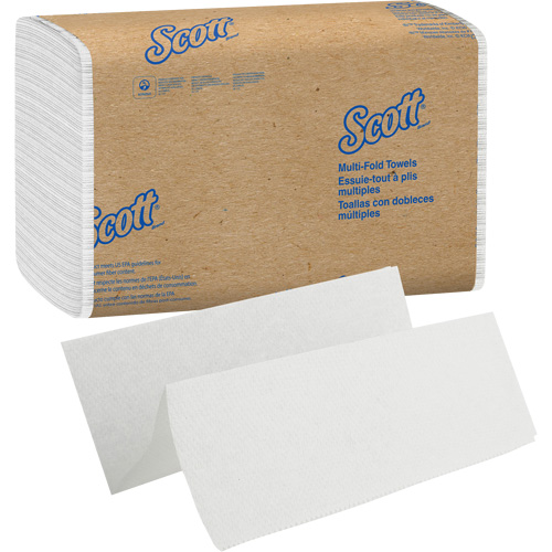 Scott&reg; Essential Multi-Fold Paper Towels, 1 Ply, 9-2/5" L x 9-1/5" W, 250 /Pack Ottawa Fastener Supply