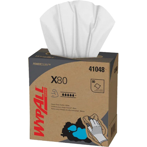 WypAll&reg; X80 Extended Use Cloths, Heavy-Duty, 16-4/5" L x 9" W Ottawa Fastener Supply