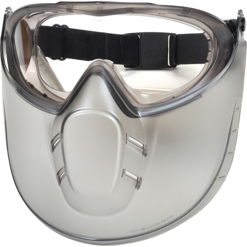 Capstone&reg; Shield Safety Goggles with Removable Faceshield, Clear Lens, Anti-Fog, Direct/Closed Vent Ottawa Fastener Supply