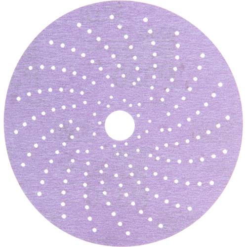 Disque de ponçage net mauve Hookit, 6" dia., Grain 320+, Oxyde d'aluminium Ottawa Fastener Supply