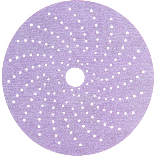 Hookit Purple Clean Sanding Disc, 6" Dia., P240 Grit, Aluminum Oxide, C-Weight Ottawa Fastener Supply