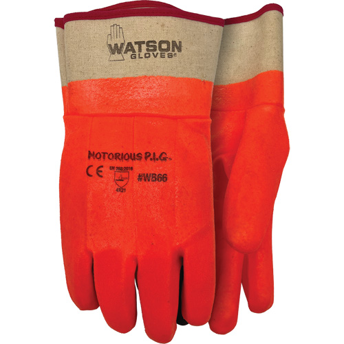 Notorious P.I.G. Gloves, One Size, Nitrile/PVC Coating, Jersey Shell Ottawa Fastener Supply