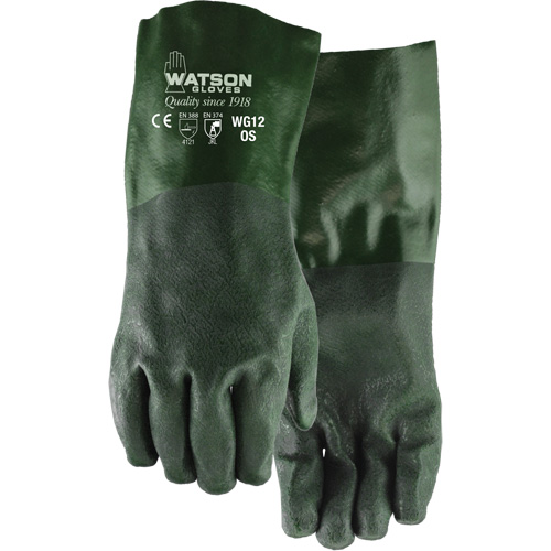 Dura Dip Gloves, 12" L, PVC, Jersey Inner Lining Ottawa Fastener Supply
