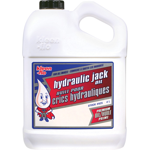 Hydraulic Jack Fluid, 4 L, Jug Ottawa Fastener Supply
