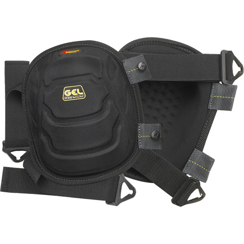 Gel-Tek Flooring Knee Pad, Buckle Style, Plastic Caps, Gel Pads Ottawa Fastener Supply