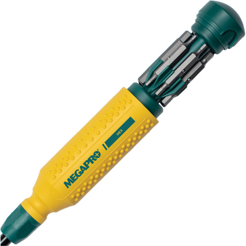 Original Hex 15-in-1 Multi-Bit Screwdriver, 8-37/50" L, Textured Handle Ottawa Fastener Supply