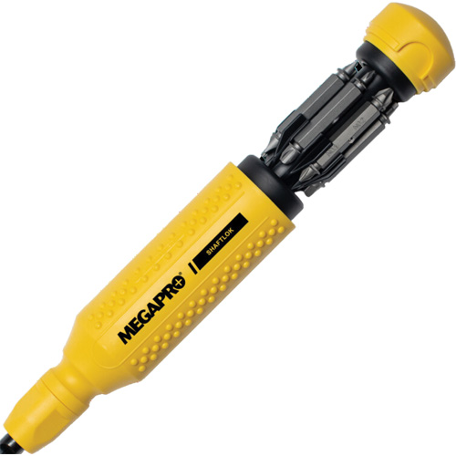 Original SHAFTLOK 15-in-1 Multi-Bit Screwdriver, 8-37/50" L, Textured Handle Ottawa Fastener Supply