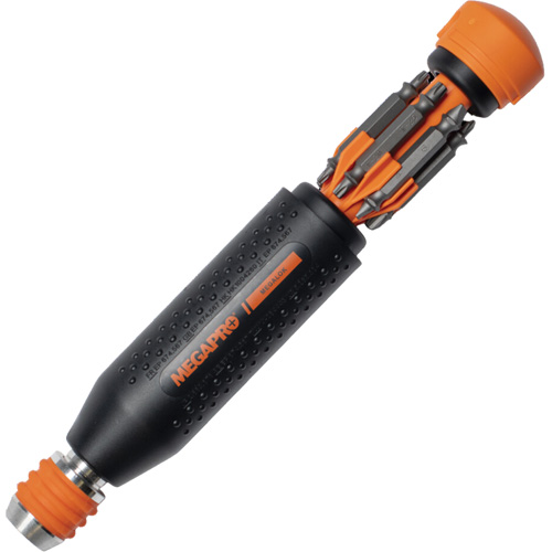 Tournevis multi embouts Original MEGALOK 15-en-1, 6-3/10" lo, Prise Textur&eacute; Ottawa Fastener Supply