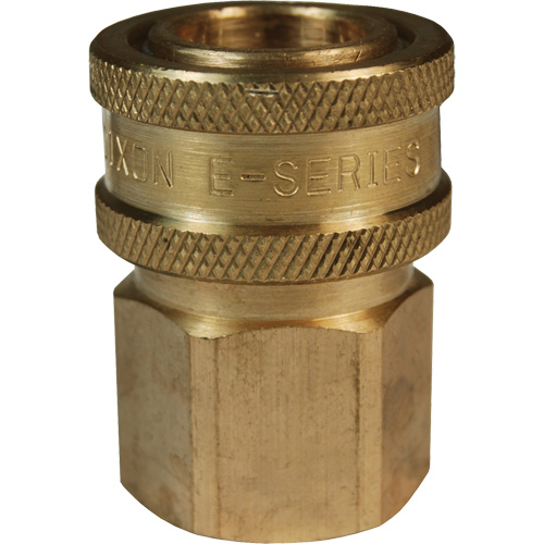 Coupleur d'interconnecteur &agrave; passage direct DQC de s&eacute;rie E, Laiton, 3/4", NPTF femelle, 1700 PSI Ottawa Fastener Supply