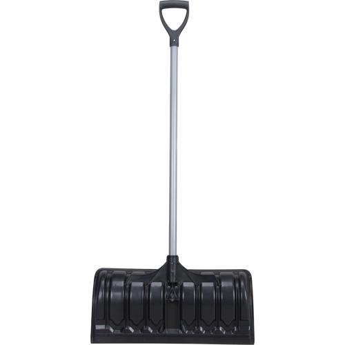 Snow Pusher, Polypropylene Blade, D-Grip Handle, 24-1/2" W Ottawa Fastener Supply