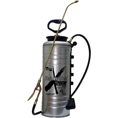 Xtreme Industrial Sprayer, 3.5 gal. (13.25 L), Stainless Steel, 24" Wand Ottawa Fastener Supply