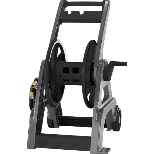 Foldable Hose Reel Cart, 175', Aluminum/Poly-Plastic Ottawa Fastener Supply