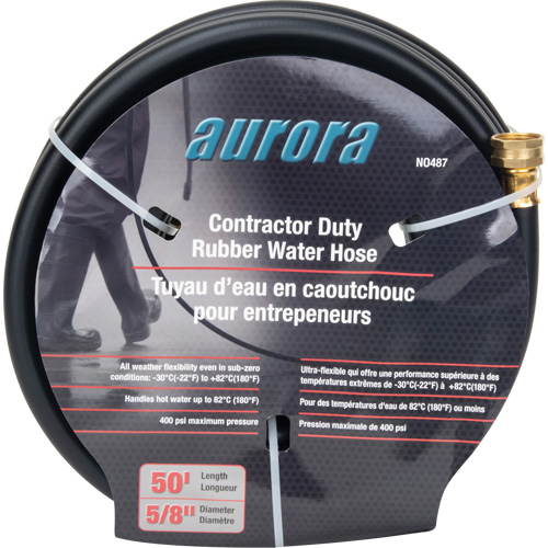 Contractor Duty Rubber Hose, Rubber, 5/8" dia. x 50' Ottawa Fastener Supply
