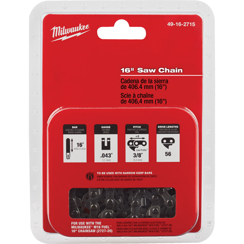 Replacement 16" Saw Chain Ottawa Fastener Supply