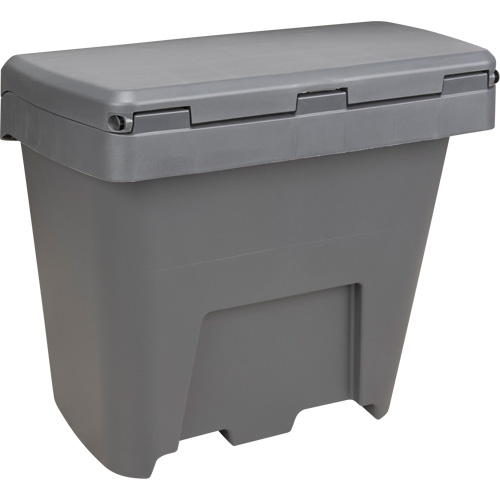Salt & Sand Storage Bins, With Hasp, 21" x 27" x 26", 4.24 cu. ft., Grey Ottawa Fastener Supply