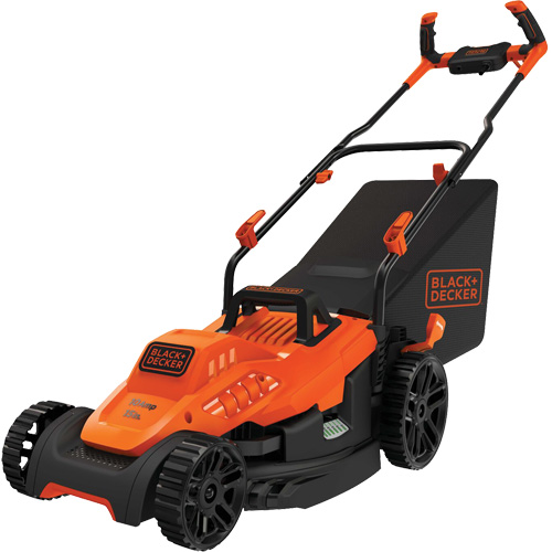 Lawn Mower with Comfort Grip Handle, Push Walk-Behind, Electric, 15" Cutting Width Ottawa Fastener Supply