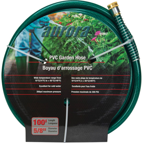Tuyau de jardin, PVC, 5/8" dia x 100' Ottawa Fastener Supply