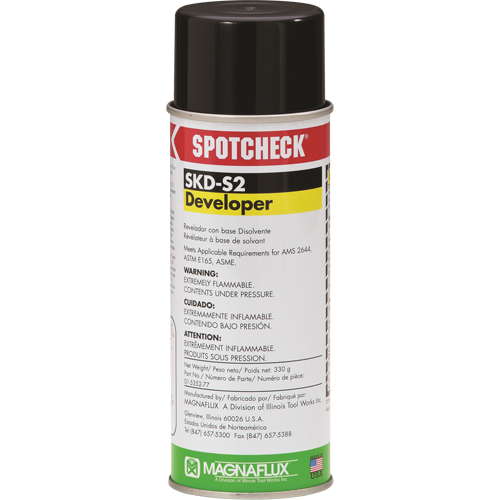 Spotcheck&reg; SKD-S2 Solvent Developer, Aerosol Can Ottawa Fastener Supply