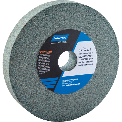 Bench Grinding Wheels - Gemini, 6" x 3/4", 1" Arbor Ottawa Fastener Supply