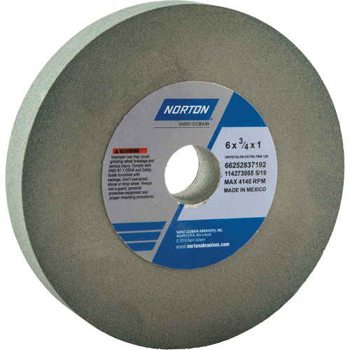 Bench Grinding Wheels - Gemini, 6" x 3/4", 1" Arbor Ottawa Fastener Supply