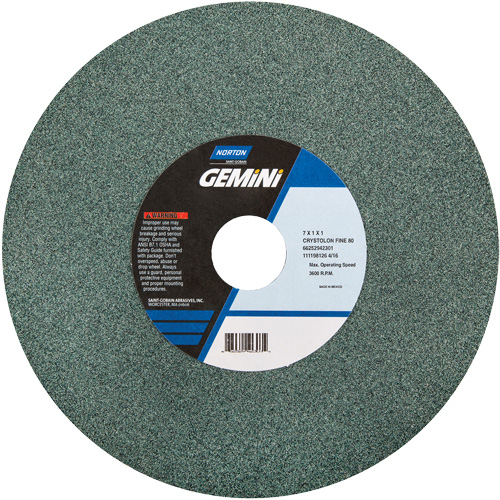 Bench Grinding Wheels - Gemini, 6" x 1", 1" Arbor Ottawa Fastener Supply
