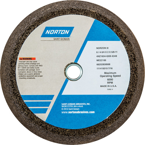 Boisseau d'&eacute;barbage non renforc&eacute; portatif Norzon Plus Ottawa Fastener Supply