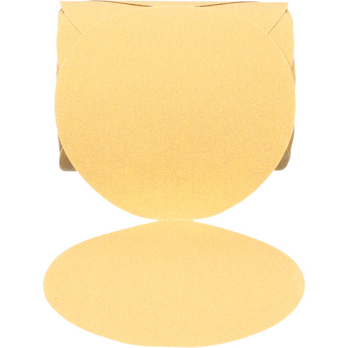 Disque abrasif dor&eacute; en rouleau 216U Stikit, 6" dia., Grain 80, Oxyde d'aluminium Ottawa Fastener Supply