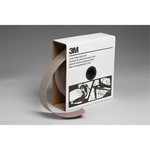 Utility Roll 211K, Aluminum Oxide, 2" W x 150' L, 120 Grit Ottawa Fastener Supply