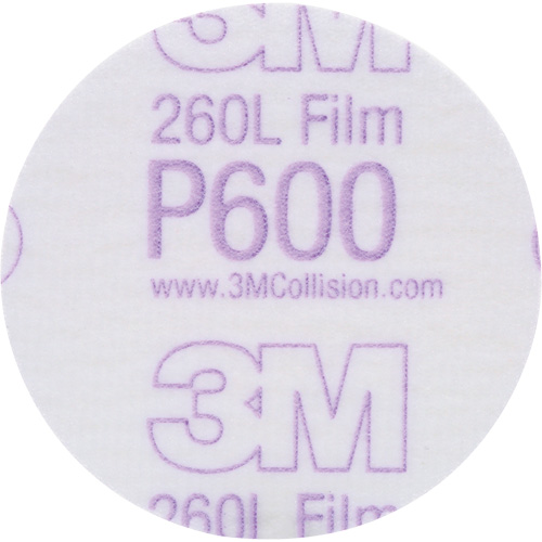 Gold Hookit Disc, 3" Dia., P600 Grit, Aluminum Oxide, C-Weight Ottawa Fastener Supply