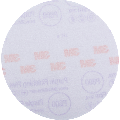 DISQUE FINITION MAUVE 6" HOOKIT GRN P800 50/BTE, 6" Dia., P800 Grit Ottawa Fastener Supply